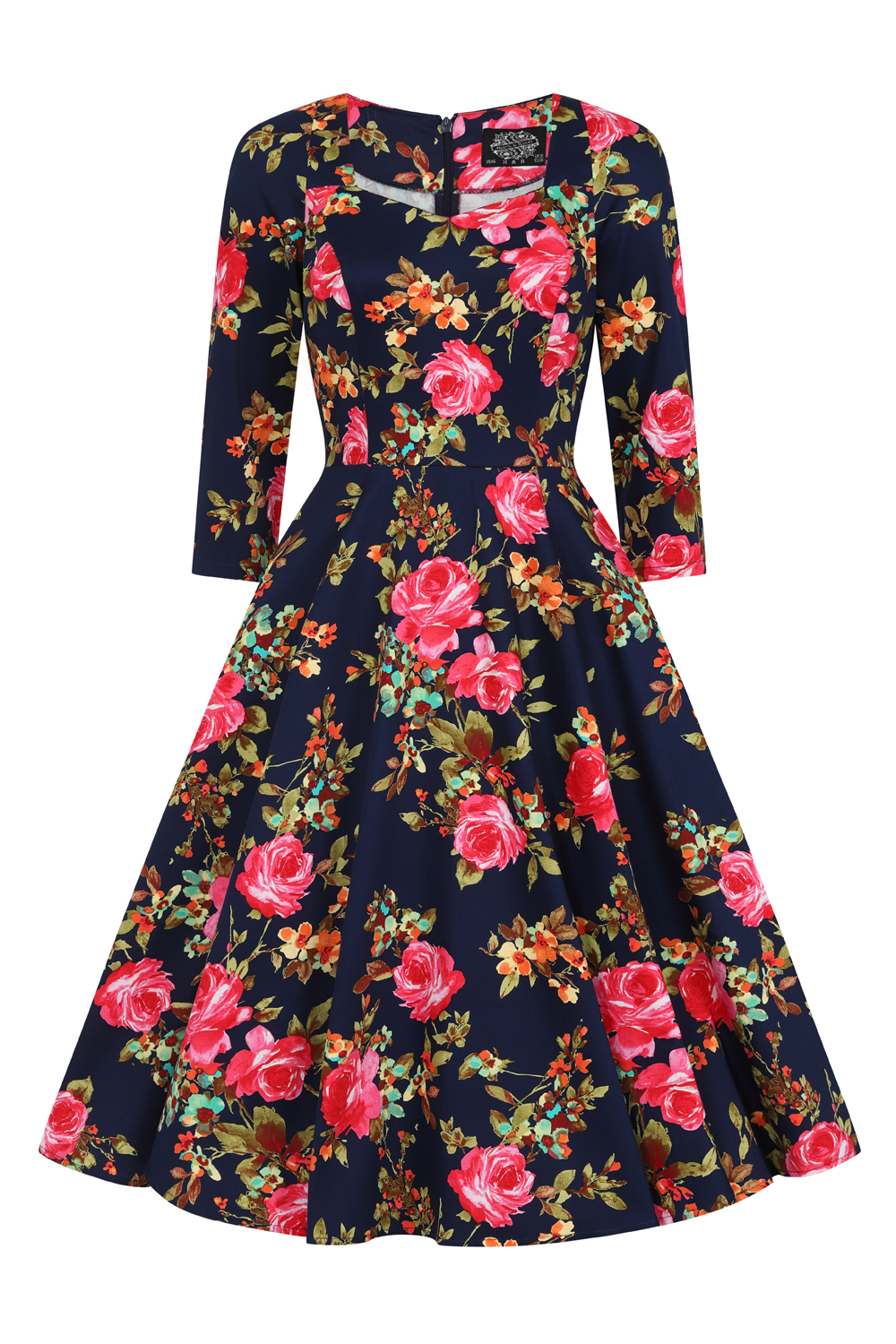 Hailey Floral Swing Dress